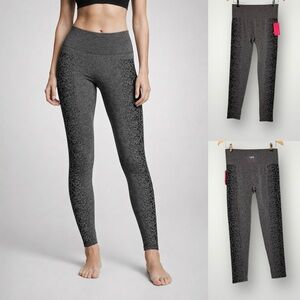 Ryka Snake Print Seamless Leggings Size Large High Rise Inseam 28” Heathered NWT